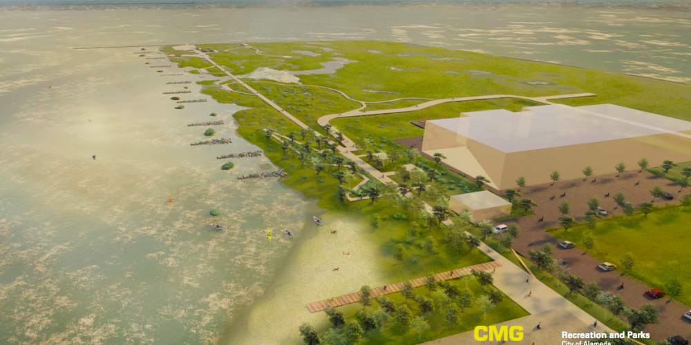 DePave Park rendering photo:CMG, City of Alameda