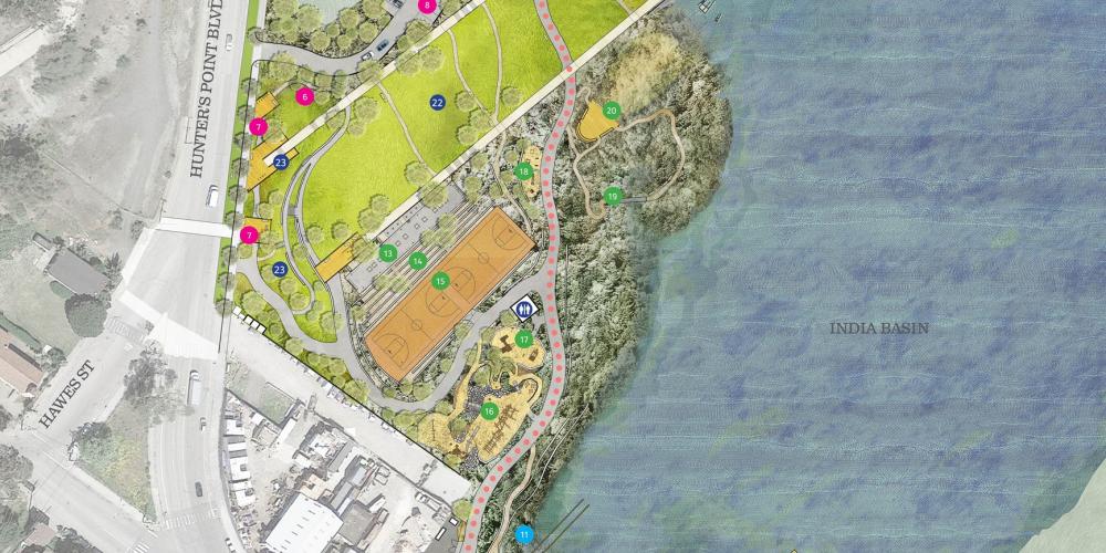 India Basin Waterfront Park design