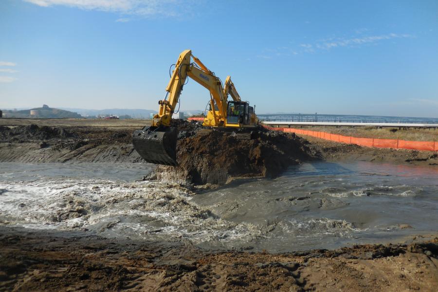 Levee Breach at Lower Walnut Creek