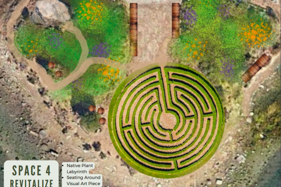 Concept of one of the spaces