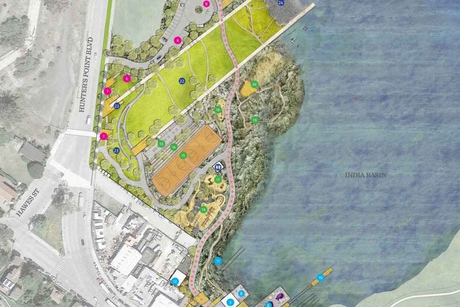 India Basin Waterfront Park design